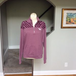 Pink VS 3/4 Zip Sweatshirt